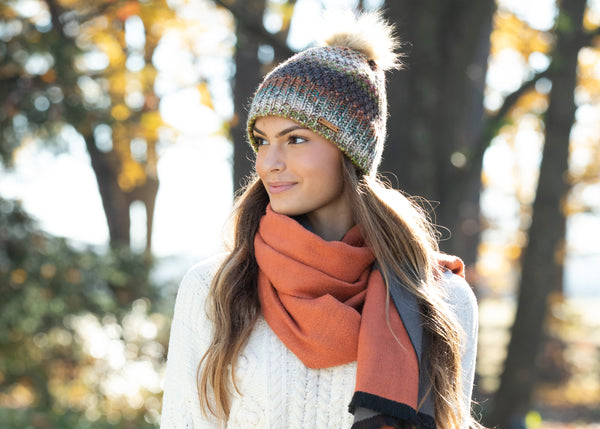 Early Rise Beanie in Brown