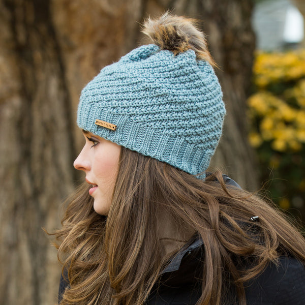 Lexington Beanie in Blue - Sweet Turns