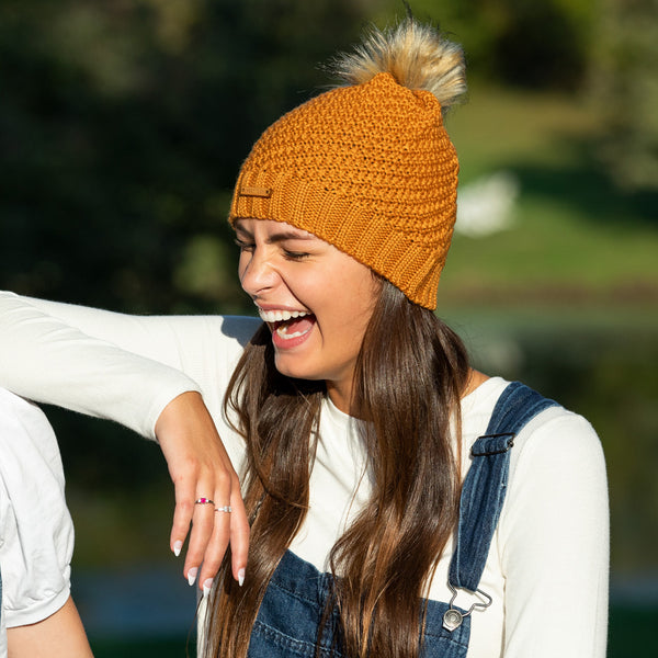 Lexington Beanie in Copper - Sweet Turns