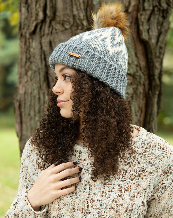 Gray Sweet Lucia in Beanie - Turns