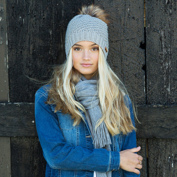 Lexington Beanie in Silver